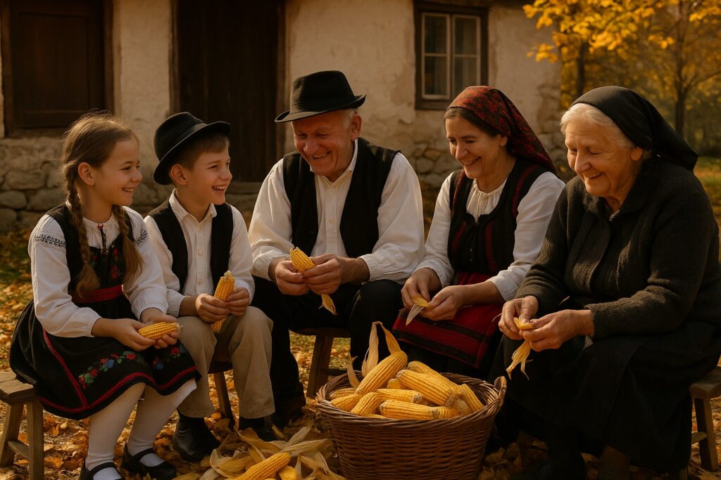 Zaboravljeni svemir komušanja kukuruza